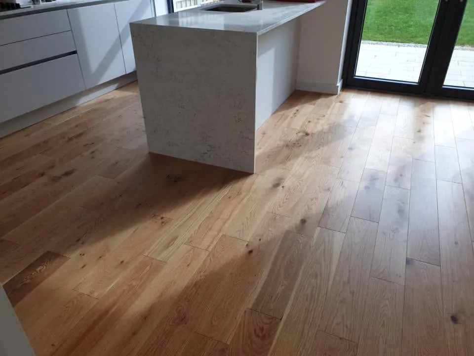 Restored timber floor