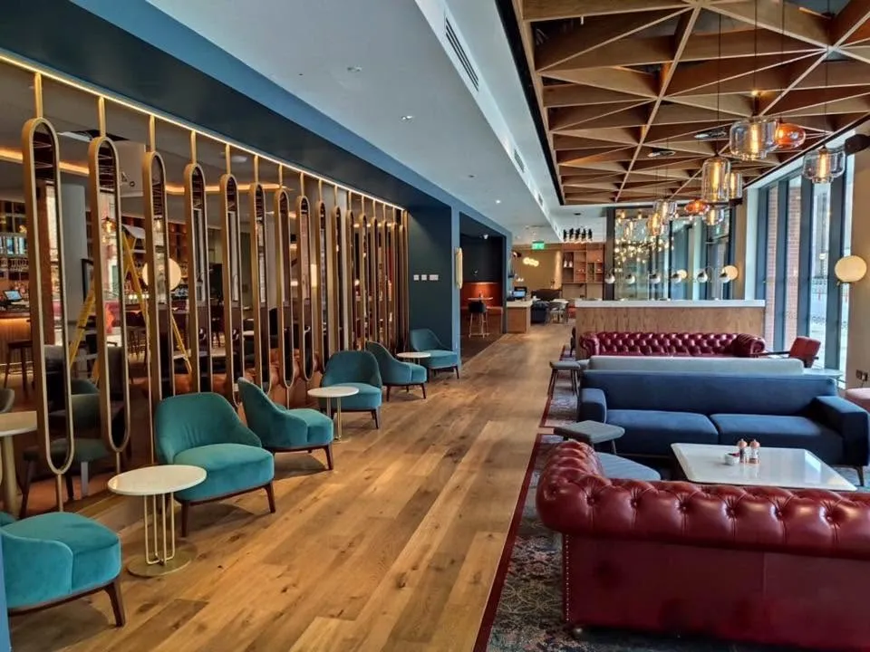 Timber floor in a hotel setting