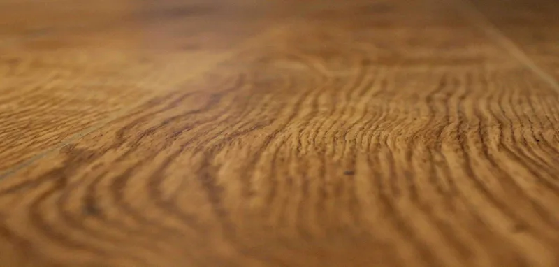 Completed timber floor restoration work